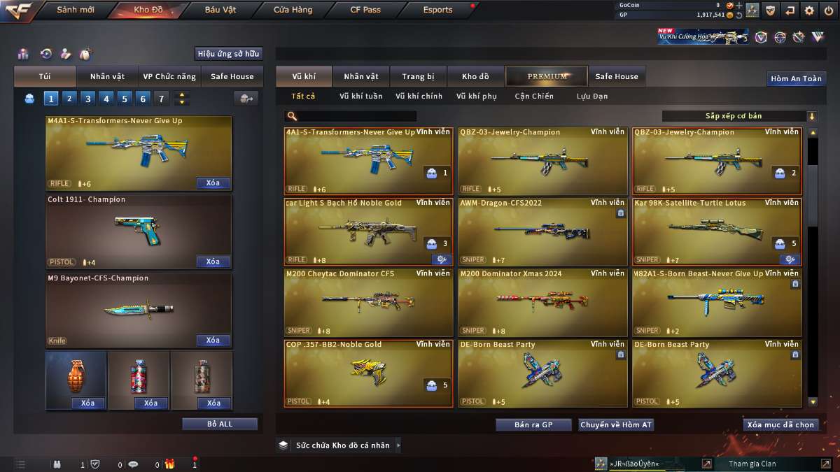 shop acc cf uy tin gia re